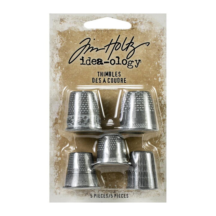 Tim Holtz Idea-Ology Metal Thimbles