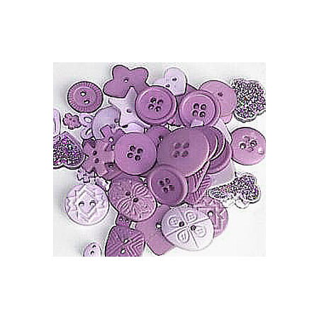 Buttons Color Me Purple
