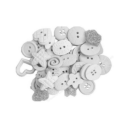 Buttons Color Me White