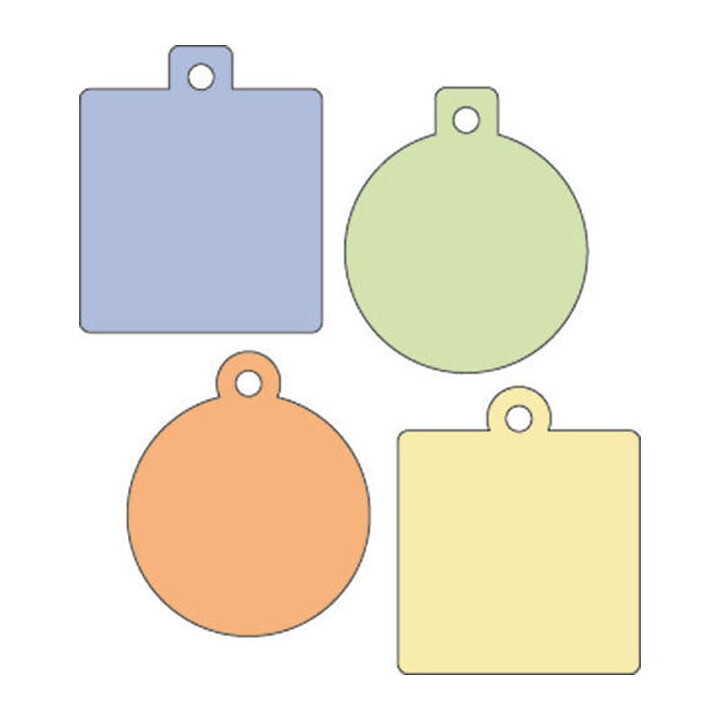 Provo Craft Cuttlebug Die 2x2 Set 4/Pkg - Charms 37-1204