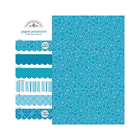 6x6 DB  Paper Pad  Blue Jean