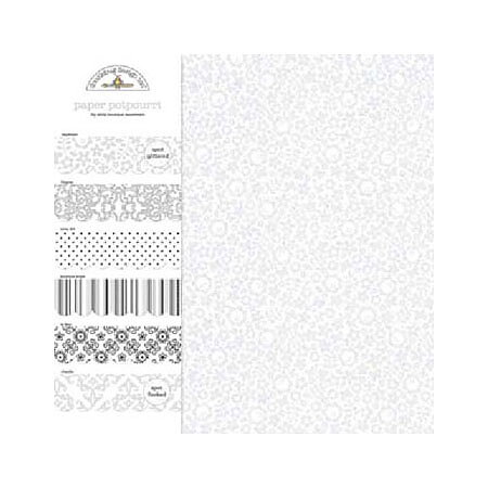 6x6 DB  Paper Pad Lily White