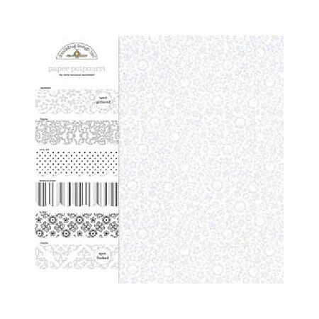 6x6 DB  Paper Pad Lily White