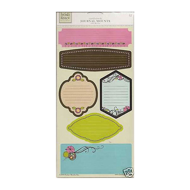 Heidi Grace Cardstock Stickers Reagans Closet - Journal Mounts