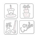 Sizzix Die Sizzlits - Celebration Set #2