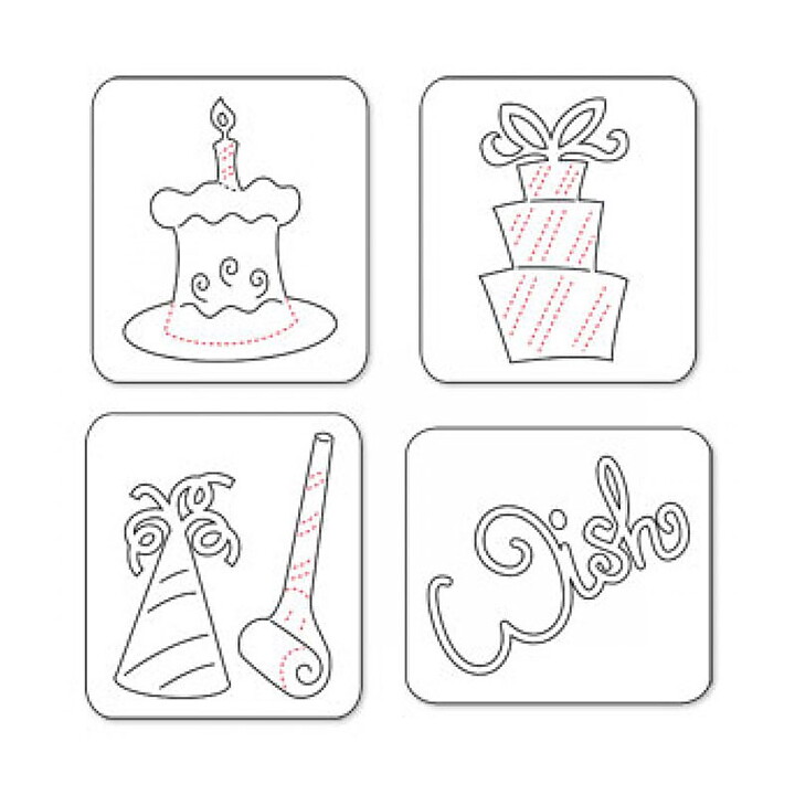 Sizzix Die Sizzlits - Celebration Set #2