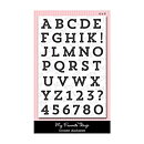 My Favorite Things Clear Stamps - Cooper Alphabet