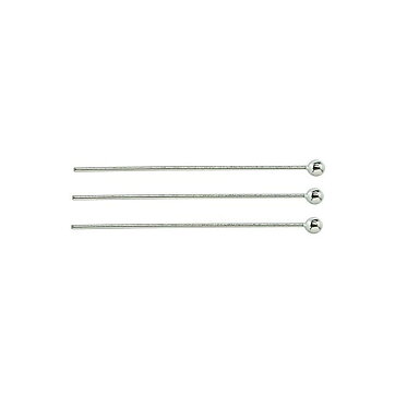 Cousin Basic Metal Findings - Silver Ball Head Pin 51 mm