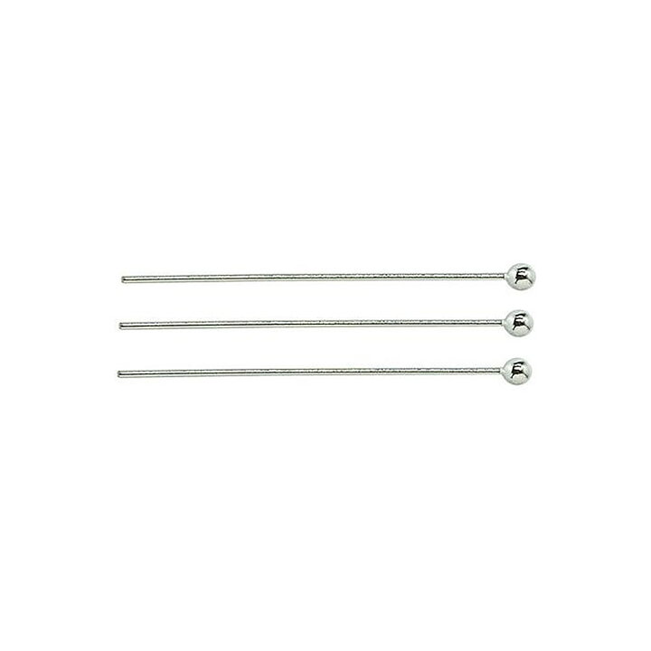 Cousin Basic Metal Findings - Silver Ball Head Pin 51 mm