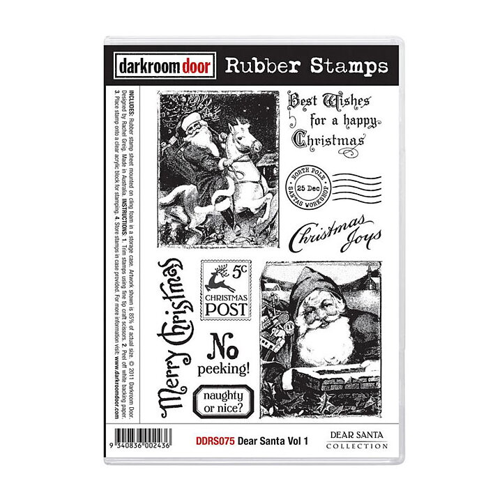 Darkroom Door Rubber Stamp - Dear Santa Volume 1