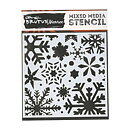 Brutus Monroe Mixed Media Stencil 6" - Snowflakes