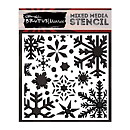 Brutus Monroe Mixed Media Stencil 6" - Snowflakes