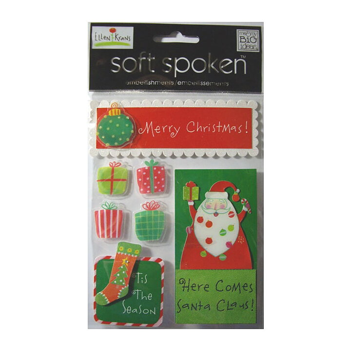 Me & My Big Ideas Stickers Soft Spoken - Ellen Merry Christmas