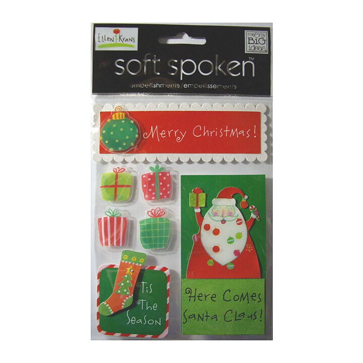 Me & My Big Ideas Stickers Soft Spoken - Ellen Merry Christmas