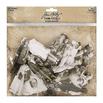 Tim Holtz Idea-Ology - Baseboard Dolls