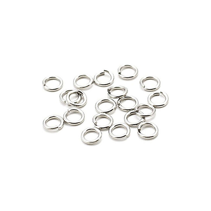 Cousin Stainless Steel Elegance - Jump Ring Open 6 mm