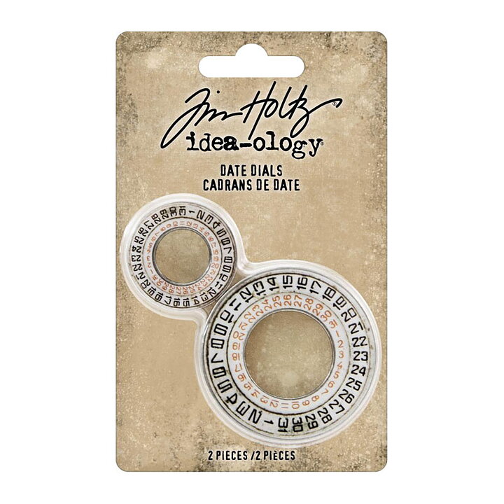 Tim Holtz Idea-Ology Metal Date Dials