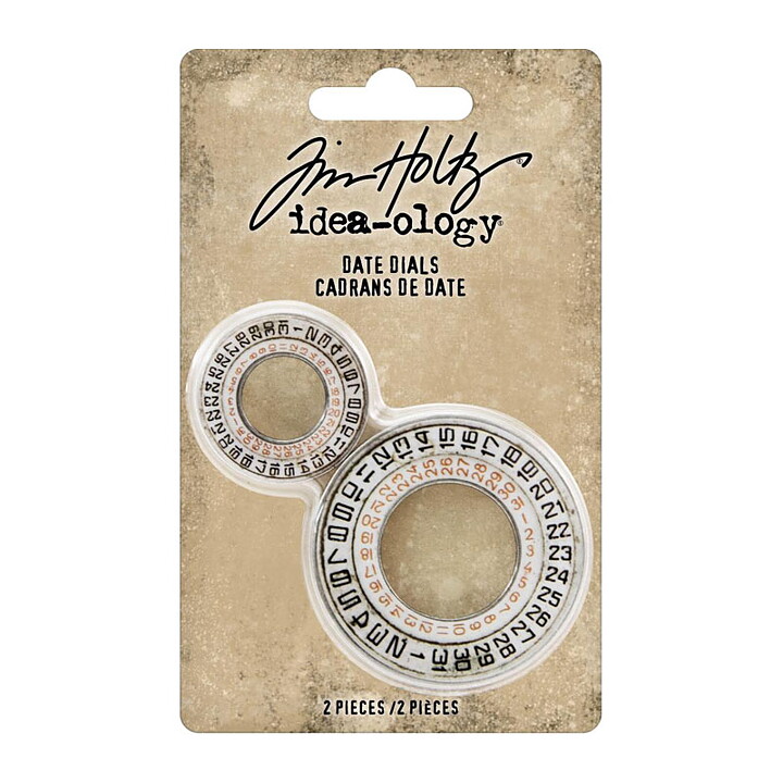 Tim Holtz Idea-Ology Metal Date Dials