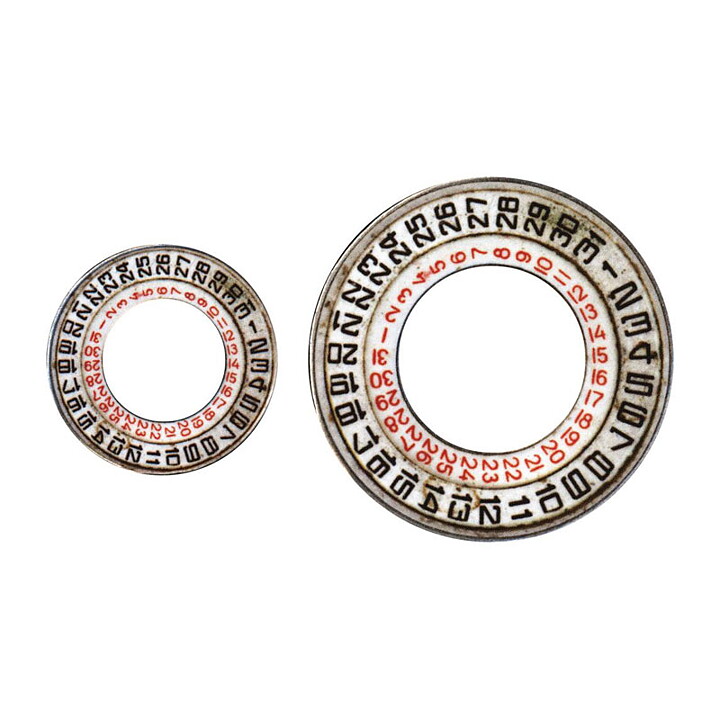 Tim Holtz Idea-Ology Metal Date Dials
