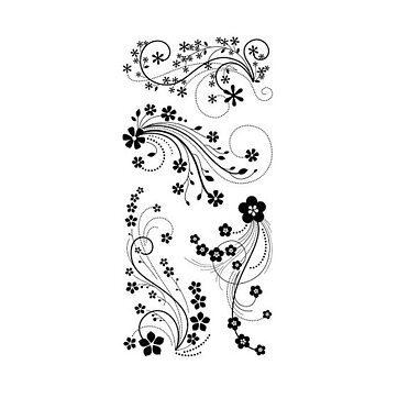 Inkadinkado Clear Stamps - Modern Flower Flourish