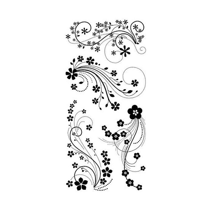 Inkadinkado Clear Stamps - Modern Flower Flourish