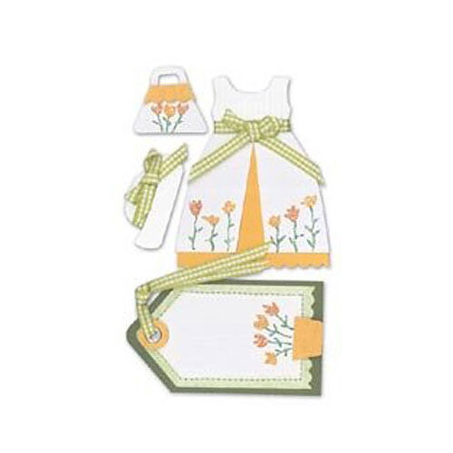Paper Bliss  3-D Adhesive Accents - Sunday Dress