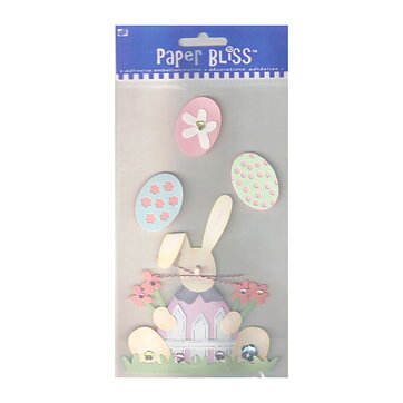 Paper Bliss  3-D Adhesive Accents - Bunny & Eggs