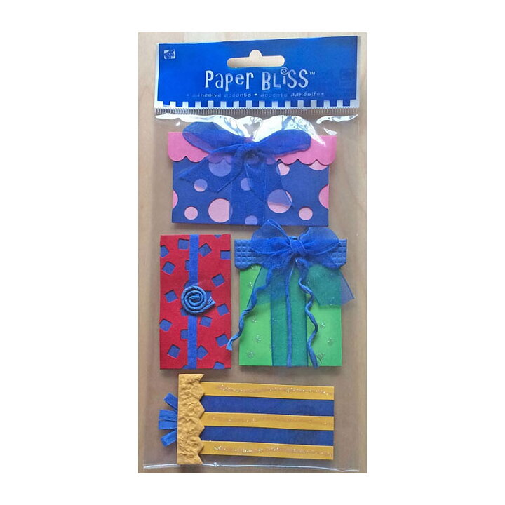 Paper Bliss  3-D Adhesive Accents - Presents
