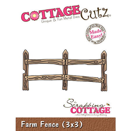 Cottage Cutz Dies 3x3 Farming Fence