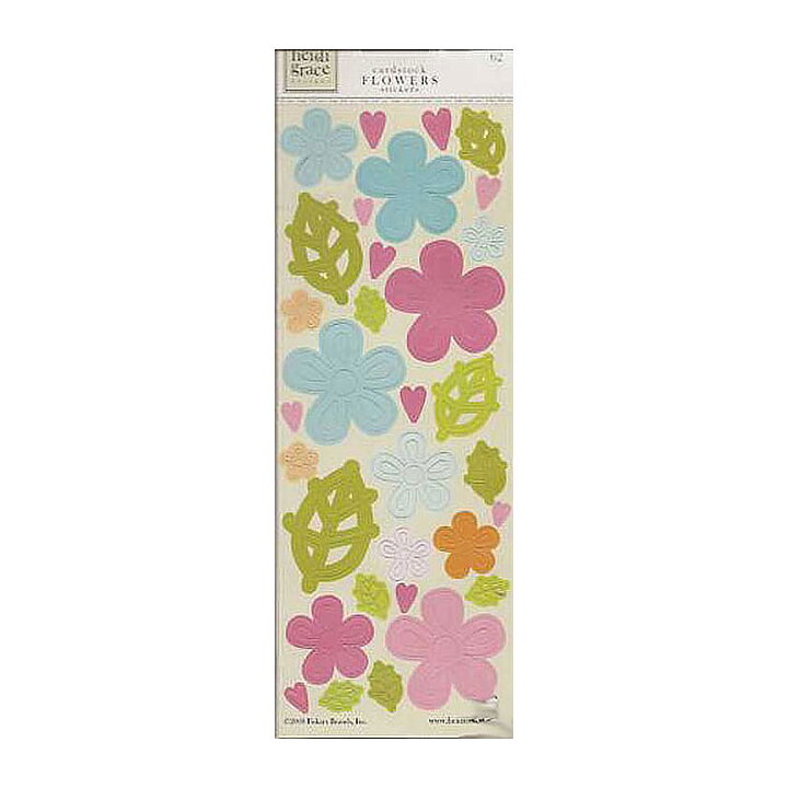 Heidi Grace Cardstock Stickers Reagans Closet - Flowers