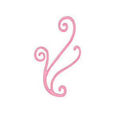 BK Dies 2.5x4 Flourish Swirls