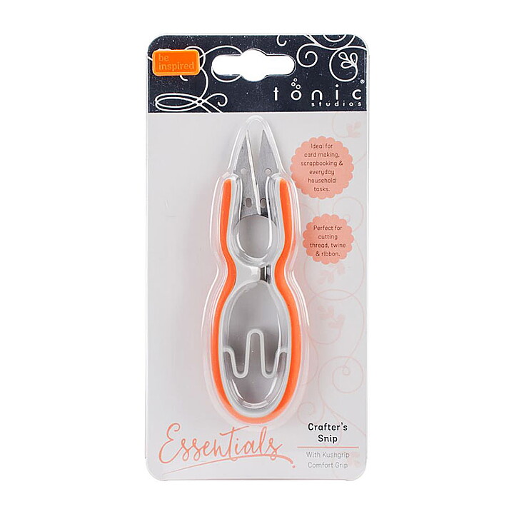 Tonic Studios Crafter's Thread Snip White & Orange