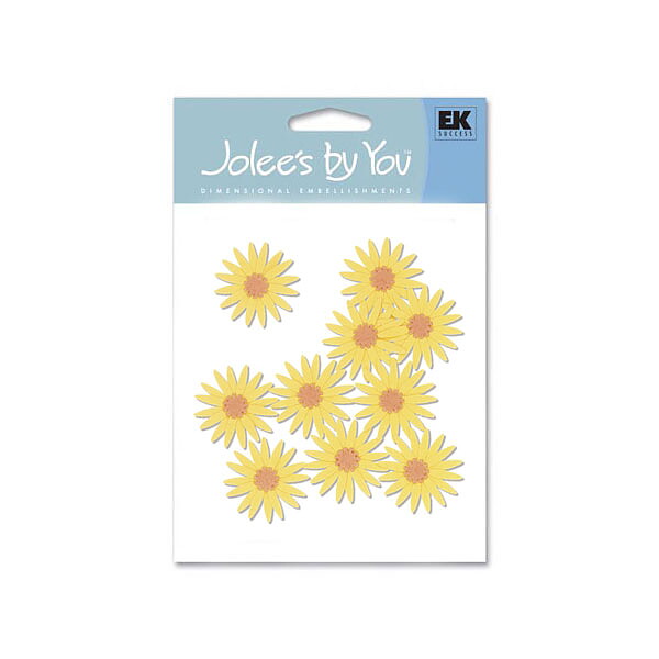 EK Success Stickers Jolee's By You Mini - Flower Gerbera Yellow