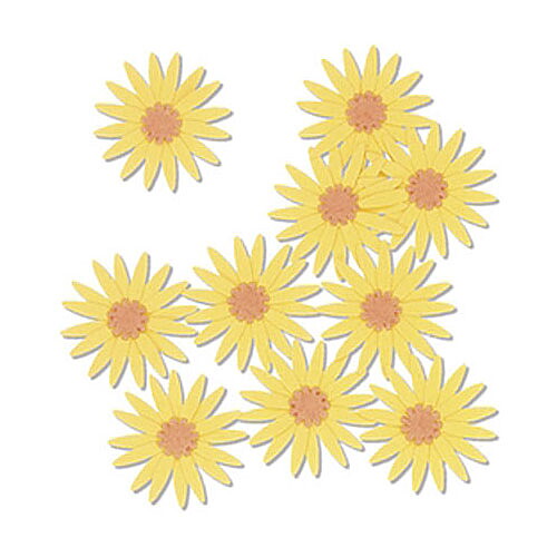 EK Success Stickers Jolee's By You Mini - Flower Gerbera Yellow