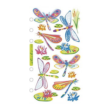 EK Success Sticko Vellum Stickers - Dragonfly Dazzlers Sparkling