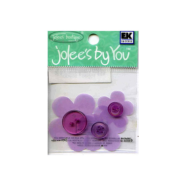 EK Success Stickers Jolee's By You Mini - Flower Button Purple