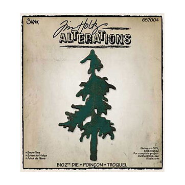 Tim Holtz Sizzix Alterations Die Bigz - Pine Tree