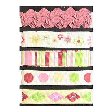 Spare Parts Ribbon Fushia/Green