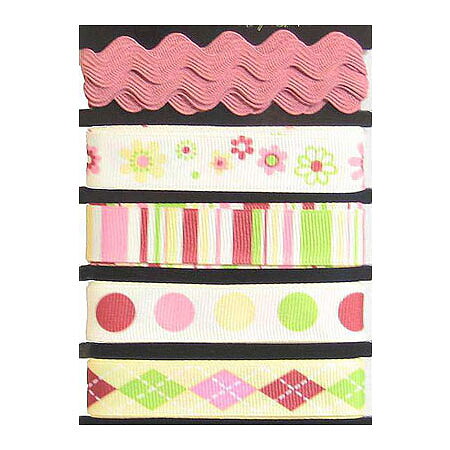 Spare Parts Ribbon Fushia/Green
