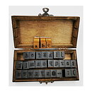 Alphabet Letter Wooden Stamp Set