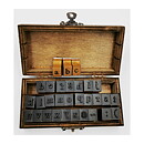 Alphabet Letter Wooden Stamp Set