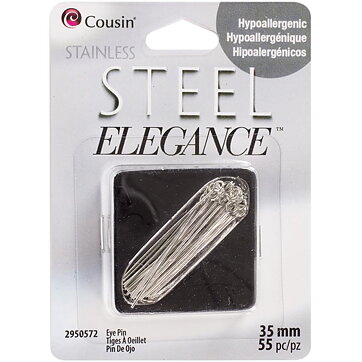Cousin Stainless Steel Elegance - Eye Pin 35 mm