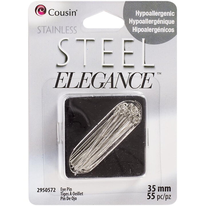 Cousin Stainless Steel Elegance - Eye Pin 35 mm