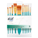 American Crafts Art Supply Basics Taklon Acrylic Brush Set