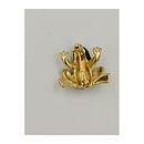Brooch Attwood & Sawyer - Frog Enamelled with Rhinestones