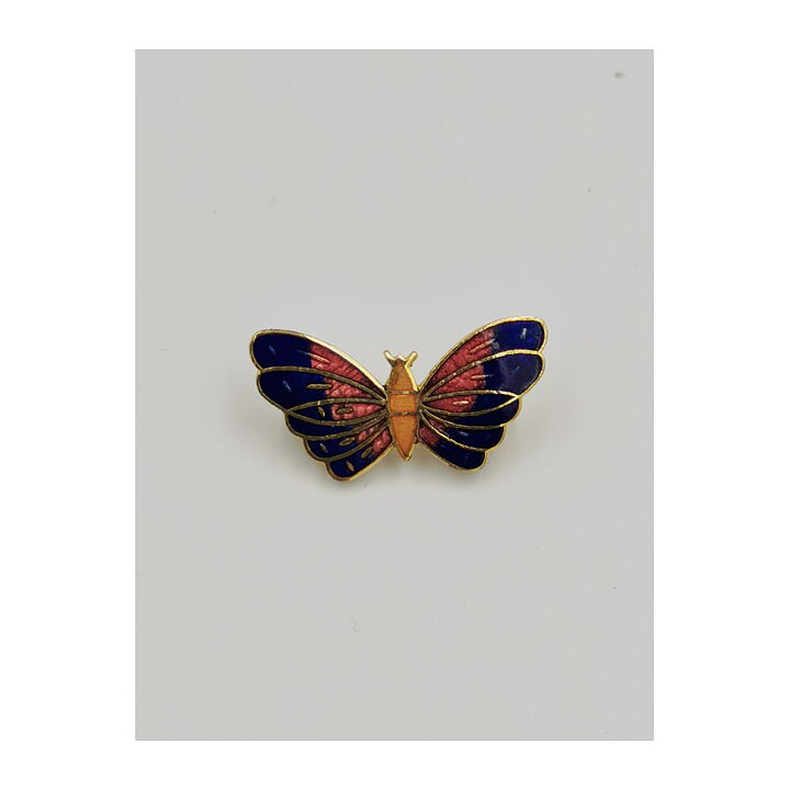 Brooch Vintage - Butterfly Enamelled