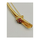 Brooch - Bugs On a Row Enamelled with Rhinestones
