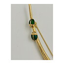 Brooch - Bugs On a Row Enamelled with Rhinestones