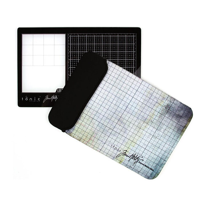 Tim Holtz Travel Glass Media Mat 10.25"x15.5"