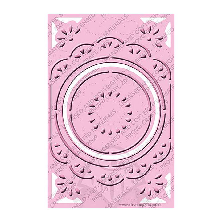 Provo Craft Cuttlebug Embossing Plus 4.25x2.75 - Chic Circle